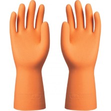 Elpic Guardy 75 Turuncu Kimyasal Eldiveni 12 Çift ( 8-8½ M Beden)