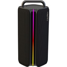 Fulltech Fxs2 Taşınabilir Kablosuz Bluetooth Hoparlör Siyah | 120W Güç, Rgb Işık, Ipx4 Su Geçirmez, Tws, 8000MAH