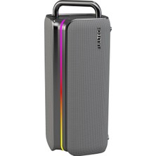 Fulltech Fxs2 Taşınabilir Kablosuz Bluetooth Hoparlör Gri | 120W Güç, Rgb Işık, Ipx4 Su Geçirmez, Tws, 8000MAH