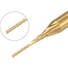 Seeppitous Pcb Makinesi Için 10 Adet Titanyum Kaplama Karbür, 1/8 Inç Şaft 0.6mm (Yurt Dışından)