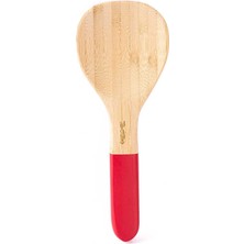 048-04-BAMBU Kırmızı Pilav Kaşığı