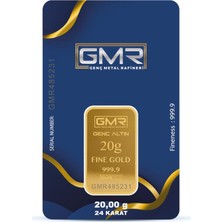 RimaGold 20 Gr 24 Ayar 999.9 Milyem Gmr Gram Altın