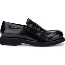 Valentıno Erkek Hakiki Deri Siyah Loafer Ayakkabı 667 20834 Erk Ayk Y25 Nero