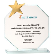 ODAK KUPA - Cam Plaketler - CM-014 A - 14x22 cm