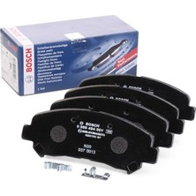 Bosch Diskli fren balatası seti; ön NISSAN X-Trail 2.5 4x4 4/2007 - 4/2014 124 kW T31