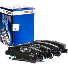 Bosch Diskli fren balatası seti; arka HYUNDAI i20 1.0 T-GDI 10/2015 - 8/2020 74 kW GB