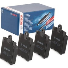 Bosch Diskli fren balatası seti; arka MERCEDES C 180 T-Modell 9/2000 - 2/2001 95 kW 202