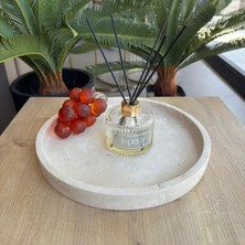 Traverten  Mermer Sunuım Tepsisi ,traverten Mermersunumluk 3X30 cm