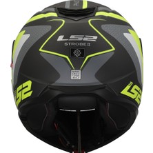 Ls2 Strobe 2 Phantom Mat Tıtanıum-Neon Sarı Kask