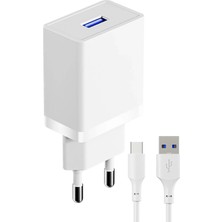 Galaxy M11 M12 M13 M14 M20 M21 Şarj Aleti 12W 2.4A Type-C Set - JK77