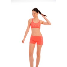 Ruko Mayo Rukomayo Narçiçeği Rengi Çocuk  Sırtı Çapraz Freeset Şortlu Yüzücü Bikini