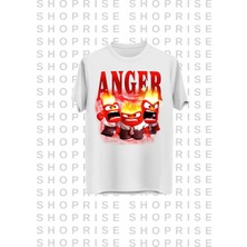 Ters Yüz Baskılı Oversize T-Shirt