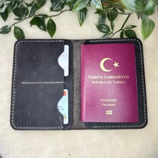 Literally Leather Plethora Pasaport Cüzdanı / Hakiki Deri Cüzdan