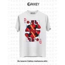 Deadpool Card Baskılı T-Shirt