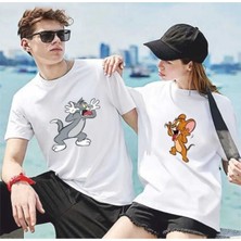 Oversize Sevgili Çift T-Shirtleri