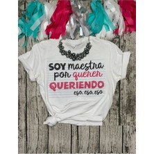 Unisex Baskılı Pamuk Beyaz Bisiklet Yaka Oversize Boyfriend t-Shirt