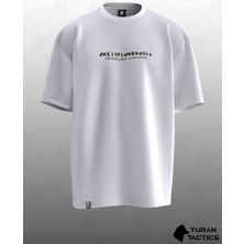 Korkmadık Savaştık Tasarımlı Oversıze Unısex T-Shırt