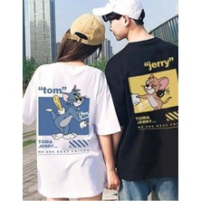 2 Li Çift Sevgililer Günü Özel Tasarımlı Hediye Doğum Günü Kombin Unisex Oversize Tişört T-Shirt
