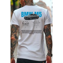 Unisex M5 Baskılı Kısa Kol %100 Pamuk T-Shirt