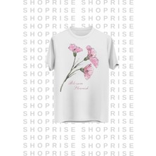 Blessom Baskılı Oversize T-Shirt