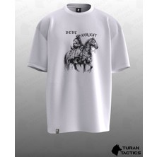 Dede Korkut Tasarımlı Oversıze Unısex T-Shırt