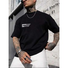 Siyah T_ Shirt Oversize
