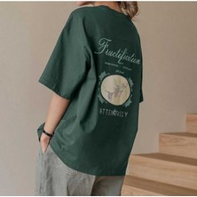 Baskılı Oversize T-Shirt