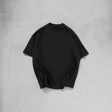 Siyah Tişört Oversize Sade