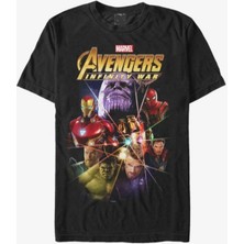 Marvel Baskılı Oversize Unisex Rahat Kalıp Tshirt