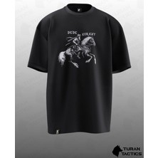 Dede Korkut Tasarımlı Oversıze Unısex T-Shırt