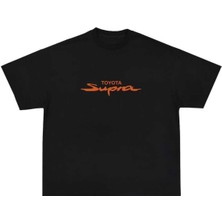 Araba Baskılı Oversize Unisex T-Shirt