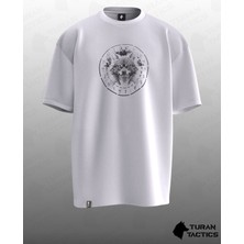 Gökbörü Tasarımlı Oversıze Unısex T-Shırt