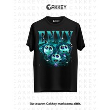 Unisex Ters Yüz Baskılı Oversize T-Shirt