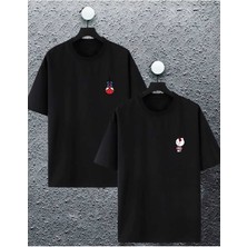 Shoprise Oversize Sevgili Çift T-Shirtleri