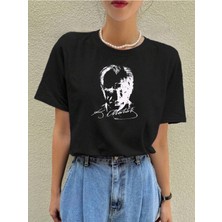 Unisex Atatürk Baskılı Oversize Tsihirt