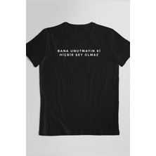 Unisex Siyah  T-Shirt