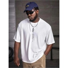 Unisex Tasarım Class Baskılı Oversize %100 Pamuk T-Shirt