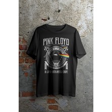 Pink Floyd Dark Side Europe Unisex Baskılı Owersize Tshirt