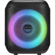 Mikado MD-BT51 Bombıx 60W Bt/usb/tf/tws LED Işıklı Kafa Mikrofonlu Toplantı-Parti Hoparlörü