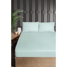 Merya T.k Pamuk Saten Çarşaf Seti 120 cm Mint