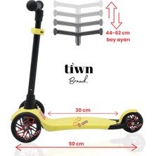 Brand 3 Tekerlekli Çocuk Scooter – Ayarlanabilir Gidonlu, 2 Yaş ve Üzeri – 50 kg Taşıma Kapasiteli, Güvenli ve Hafif Tasarım