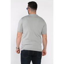 Mishar İtalia Erkek Desenli Kısa Kol Triko Gömlek P-00017164