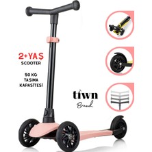 Brand 3 Tekerlekli Çocuk Scooter – Ayarlanabilir Gidonlu, 2 Yaş ve Üzeri – 50 kg Taşıma Kapasiteli, Güvenli ve Hafif Tasarım