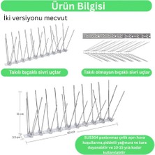 Demonte Paslanmaz Kuş Kondurmaz Tel 3 M 6 Adet