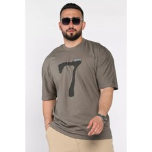 Mishar İtalia Kol Katlamalı Baskılı Erkek Tişört P-00015979