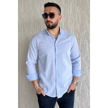 Mishar İtalia Erkek Cepsiz Uzun Kol Gömlek P-00015566