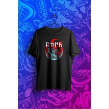 Unisex Tasarım Ulu Türkçü Baskılı Oversize %100 Pamuk T-Shirt