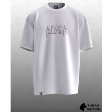 Alpha Tasarımlı Oversıze Unısex T-Shırt