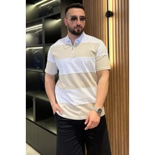 Mishar İtalia Polo Yaka Yarım Fermuarlı Erkek Tişört P-00015558