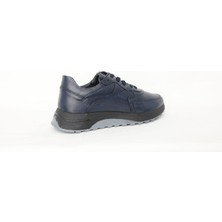 Erkek Deri Yüksek Taban Sneaker Ayakkabı